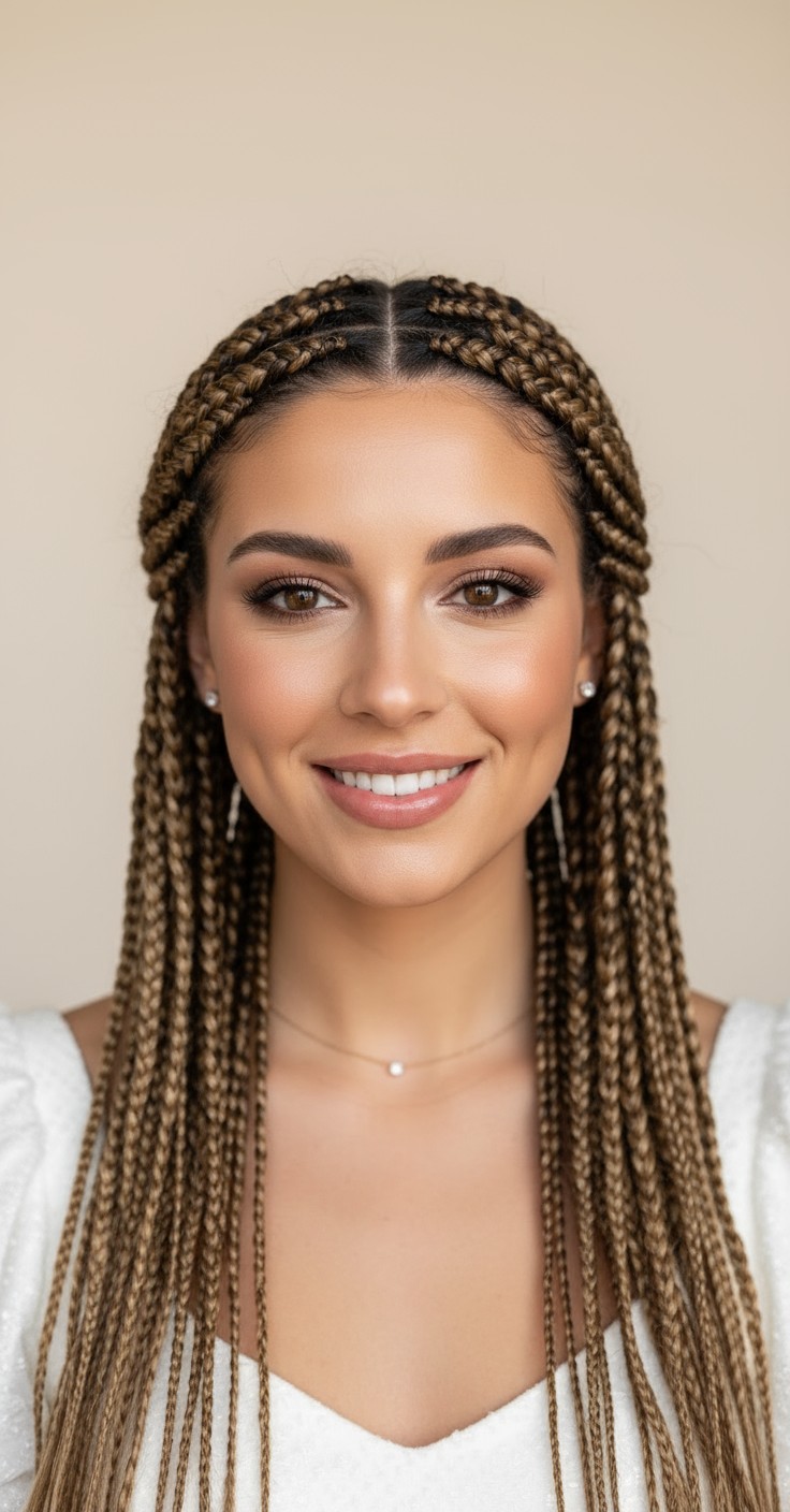 After Jumbo Knotless Braids